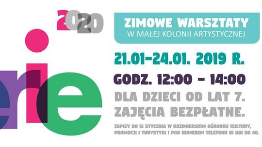Zimowe warsztaty dla dzieci w Kazimierzu Dolnym