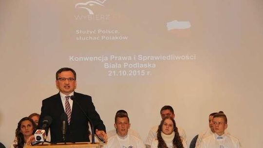 Ziobro popiera Biereckiego i Szewczaka. Konwencja PiS w Białej Podlaskiej 