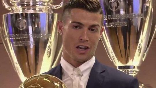 Złota Piłka dla Cristiano Ronaldo (wideo)