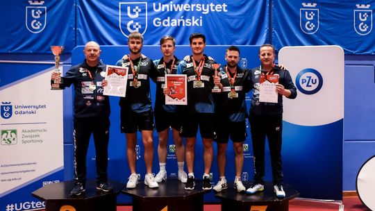 Złoty medal Akademii Zamojskiej i brąz Politechniki Lubelskiej na AMP w tenisie stołowym