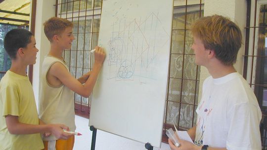 Złowione talenty na obozie