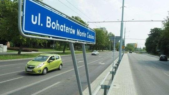 Zmiana organizacji ruchu na ul. Bohaterów Monte Cassino