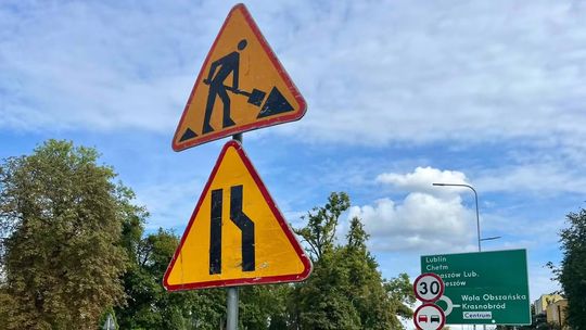 Prace drogowe Peowiaków Zamość