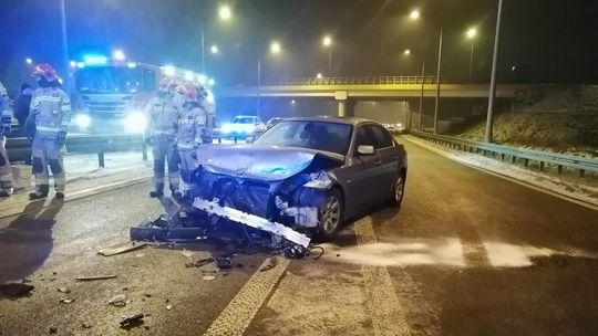 Zniszczone BMW i 2,5 tys. zł mandatu. Kolizja na obwodnicy Białej Podlaskiej