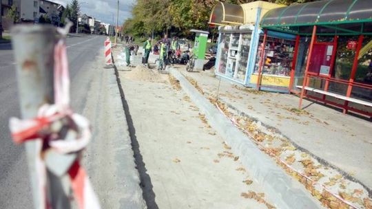 Znowu problem z budową zatok autobusowych