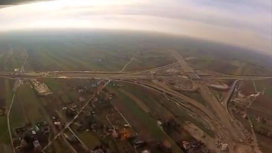 Zobacz budowę S17 z lotu ptaka (wideo)