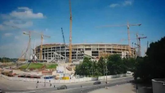Zobacz jak budowali Stadion Narodowy. Krótki film z 3 lat budowy (wideo)
