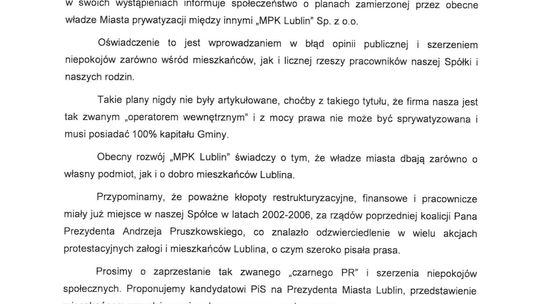 Związkowcy "Solidarności": Muszyński wprowadza w błąd opinię publiczną