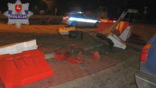 Żyrzyn: Kierowca wjechał w rondo i dalej poszedł na piechotę
