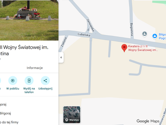 Kwatera imienia Putina na cmentarzu w Biłgoraju? „Szkodliwe i obraźliwe”