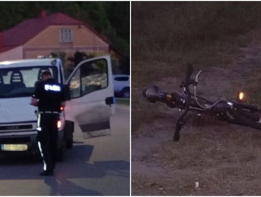 10-latka wjechała rowerem pod ciężarówkę. Interweniował medyczny śmigłowiec