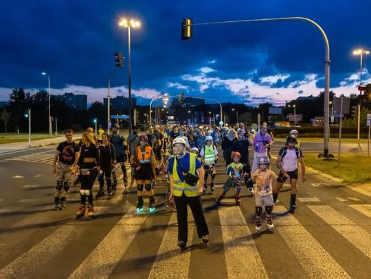 Bajkowy przejazd rolkarzy i rowerzystów ulicami Lublina