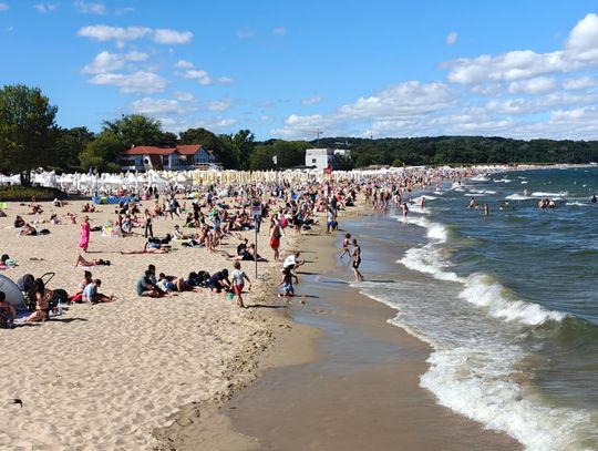 Bałtyk plaża Sopot