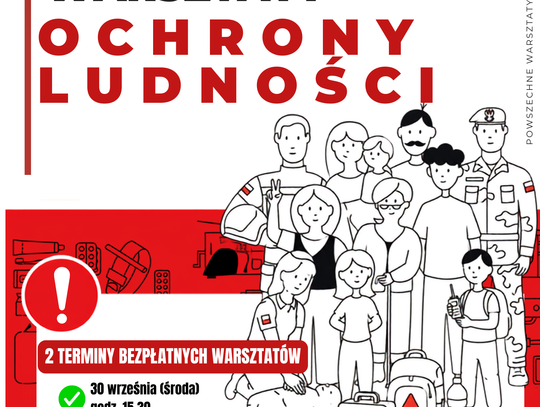 Bezpłatne warsztaty z bezpieczeństwa w Poniatowej. Mieszkańcy nauczą się, jak reagować w kryzysie
