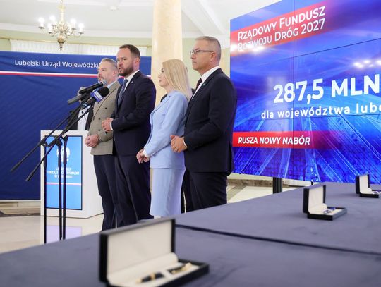 Blisko 287,5 mln zł na drogi w woj. lubelskim. Ruszył nabór wniosków