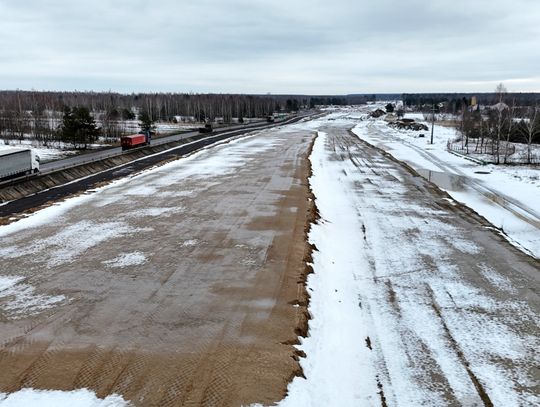 budowa S19, zdjęcie z drona