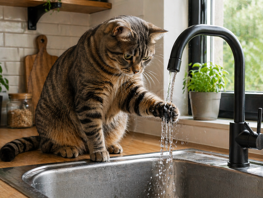 Ciekawskie koty postawiły na nogi mundurowych