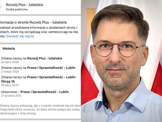 Rozwój Plus przejął profil lubelskiego PiS.  „Nie zasłużyłem na takie traktowanie”