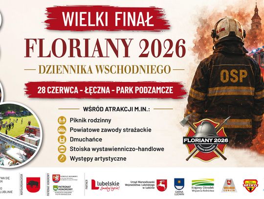 Grafika promująca finał plebiscytu Floriany 2026 Dziennika Wschodniego