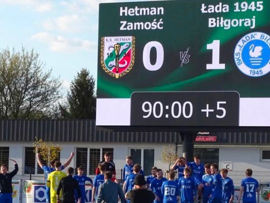 Hetman Zamość przegrał pierwszy mecz w sezonie. Łada 1945 Biłgoraj lepsza w derbach