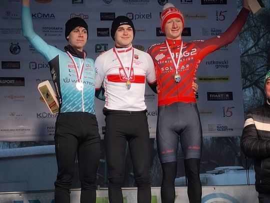 Kacper Doppke został wicemistrzem Polski orlików w kolarstwie przełajowym
