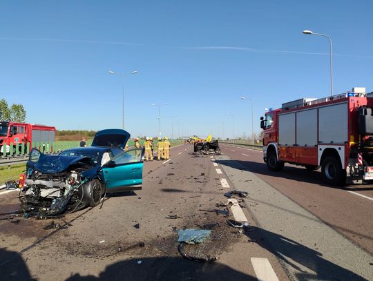 Kolejny wypadek na S17. Po rannego przyleciał śmigłowiec