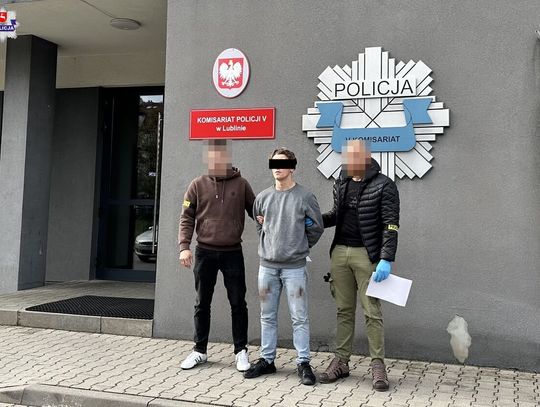 Krwawa bójka w Lublinie. 24-latek zaatakował nożem dwóch mężczyzn