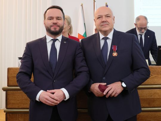 Leszek Daniewski odznaczony Złotym Krzyżem Zasługi