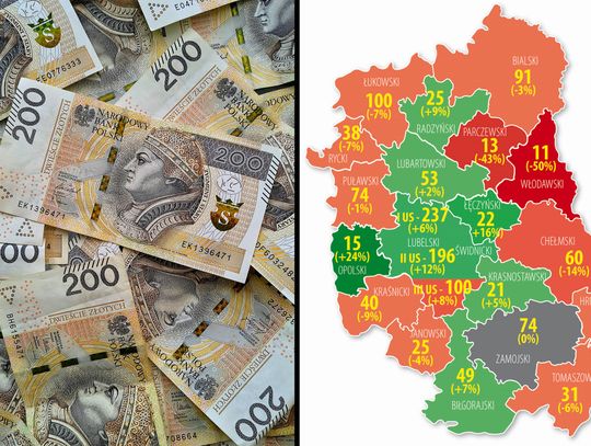 Lubelskie na gospodarczym hamulcu? Spadła liczba milionerów