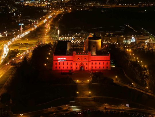 Lublin świecił się na czerwono Lublin świecił się na czerwono