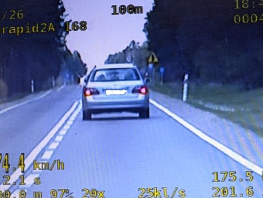 Przekroczenie prędkości Okuninka