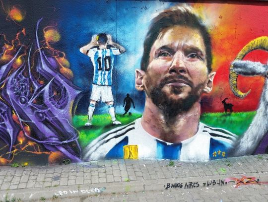Mural z Messim w Lublinie. To dopiero początek…