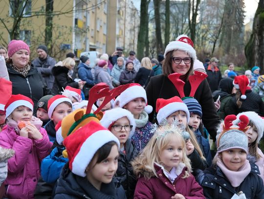Na lubelskim LSM choinka już ubrana. Dzieci spotkały się ze św. Mikołajem choinka_LSM