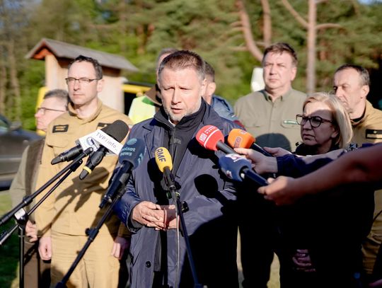 "Najbliższe godziny pokażą w którym kierunku to będzie zmierzać". Minister Kierwiński o sytuacji w powiecie biłgorajskim