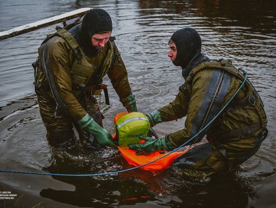 Najpierw drony, potem wybuch gazu. W gminie Kłoczew ćwiczyły służby