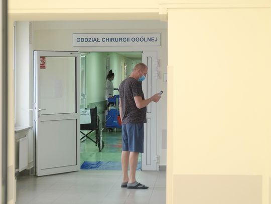 pacjent na szpitalnym oddziale