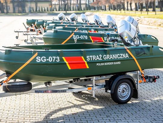 Nowa flota na granicy. NOSG otrzymał siedem łodzi patrolowych Nowa flota na granicy. NOSG otrzymał siedem łodzi patrolowych