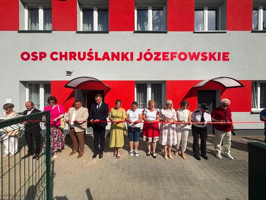 Nowa świetlica otwarta. Mieszkańcy Chruślanek Józefowskich mają miejsce do spotkań
