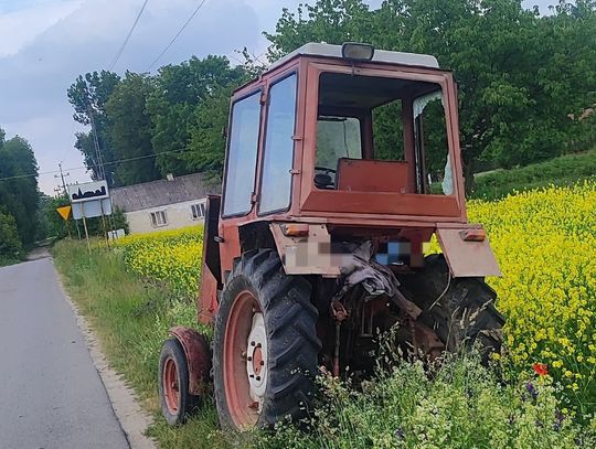 Pijany traktorzysta zatrzymany dzięki reakcji świadków. Miał ponad 2 promile alkoholu