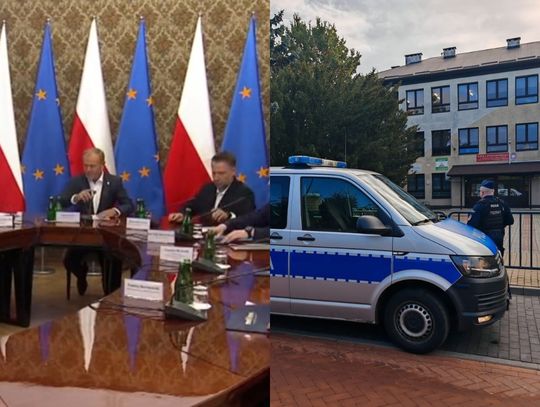 Policja zostaje w szkołach. Premier Tusk: Ponura moda na przemoc