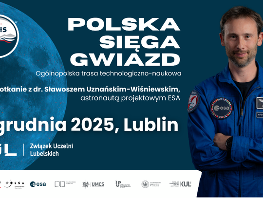 Polski astronauta odwiedzi dziś Lublin. Sławosz Uznański-Wiśniewski spotka się ze studentami i uczniami Polski astronauta odwiedzi dziś Lublin. Sławosz Uznański-Wiśniewski spotka się ze studentami i uczniami