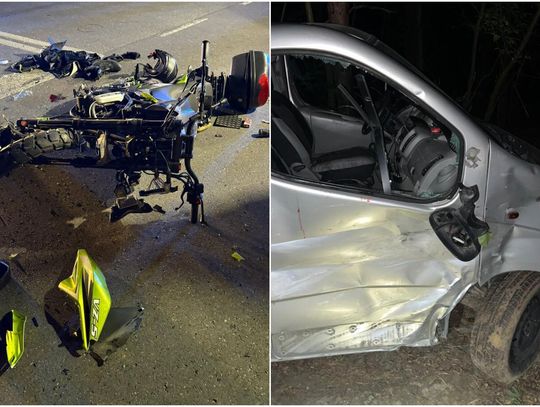 Potrącił młodego motocyklistę i uciekł. Zarzuty usłyszeli też pasażerowie