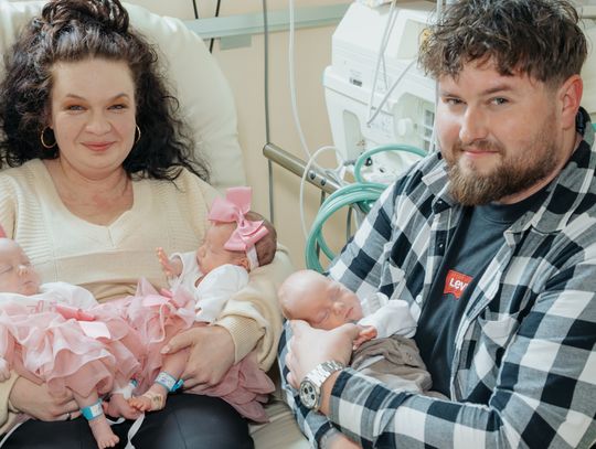 Potrójna radość. W lubelskim szpitalu urodziły się trojaczki