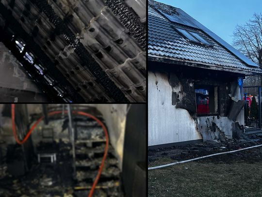 Pożar domu w Puławach. Nie żyje niepełnosprawny mężczyzna