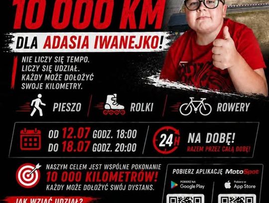 Przez sześć dni będą zbierać 10 tys. kilometrów dla Adasia. Charytatywne bieganie na Autodromie Biłgoraj