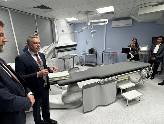 pracownia angiografii podczas oficjalnego otwarcia