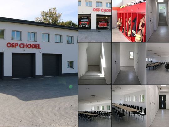 Remiza OSP Chodel po modernizacji. Zakres prac znacznie większy niż planowano