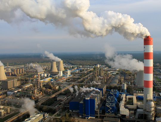 elektrociepłownia w Puławach, dym z komina