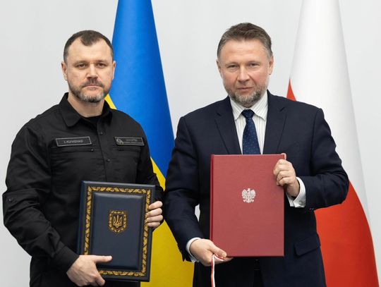 Sabotażyści na torach. Umowa o współpracy z Ukrainą nie działa Ihor Kłymenko, Marcin Kierwiński, podpisanie umowy