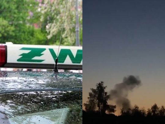 Służby zabezpieczają wieś na Lubelszczyźnie. „Coś tam spadło”